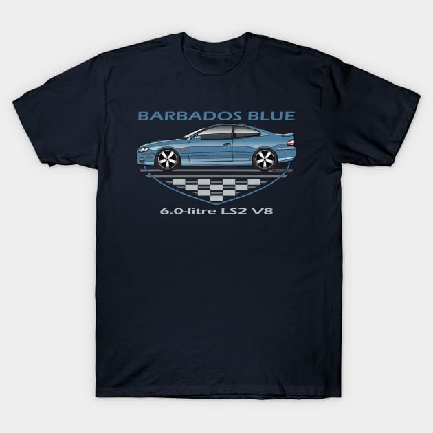 Barbados Blue T-Shirt by JRCustoms44